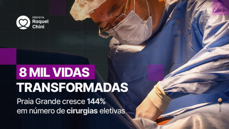 Praia Grande realizou 8 mil cirurgias eletivas no 1º semestre de 2023